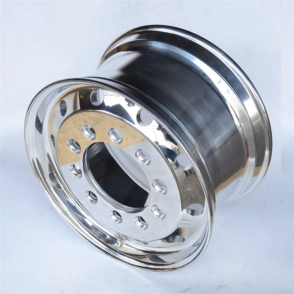 Front Use Truck Aluminum Wheel Rim With Mirror Polishing Finishing Wheels